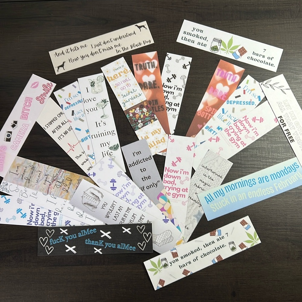 Tortured Poets Department Bookmarks